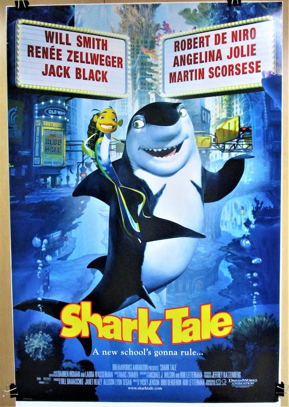 SHARK TALE, Original 27x40 Movie Poster, Animated Feature, Will Smith,  Robert Deniro, Vintage Movie Poster - Etsy Ireland