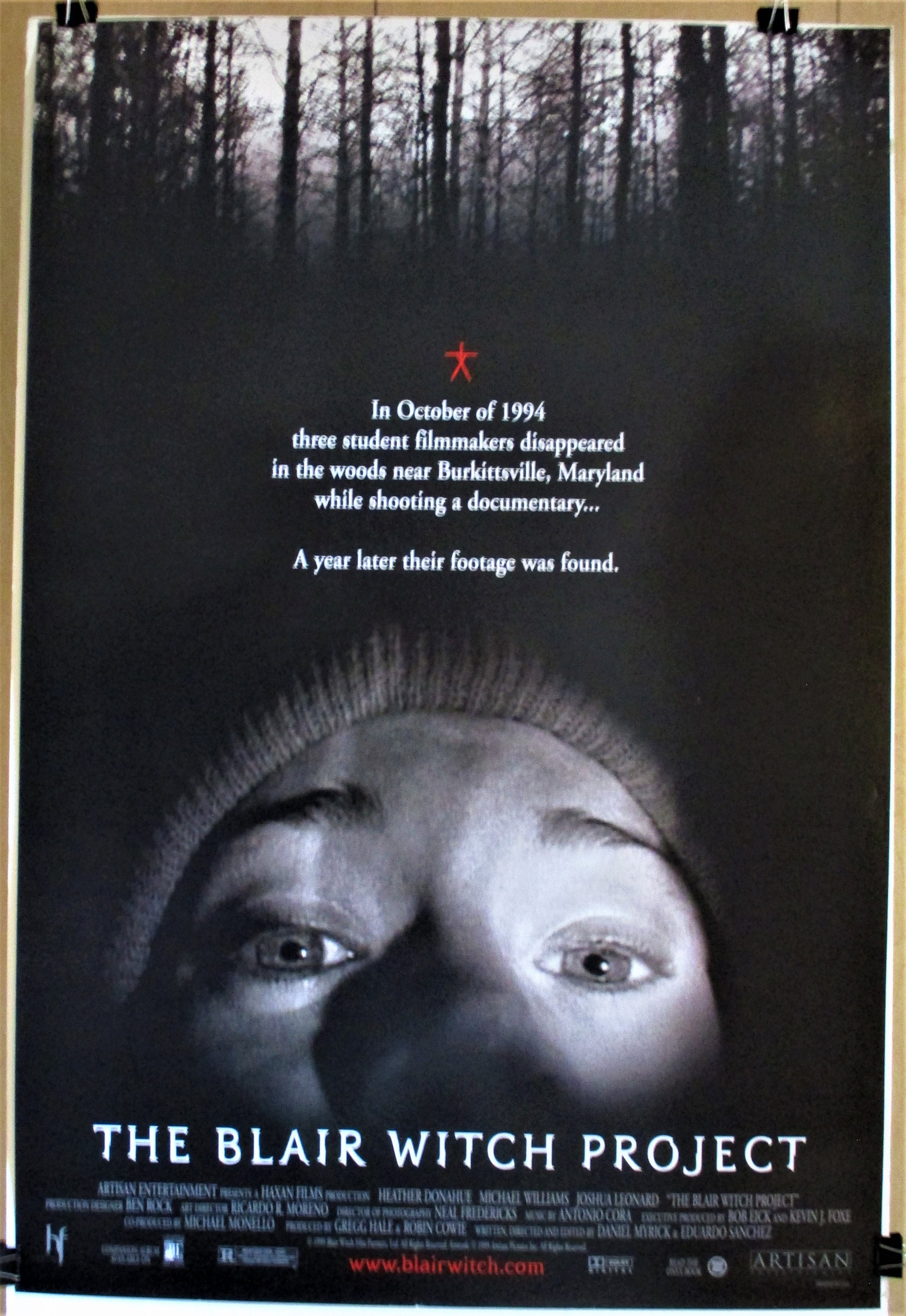 BLAIR WITCH PROJECT 1999 Original 27 X 40 Movie Poster | Etsy