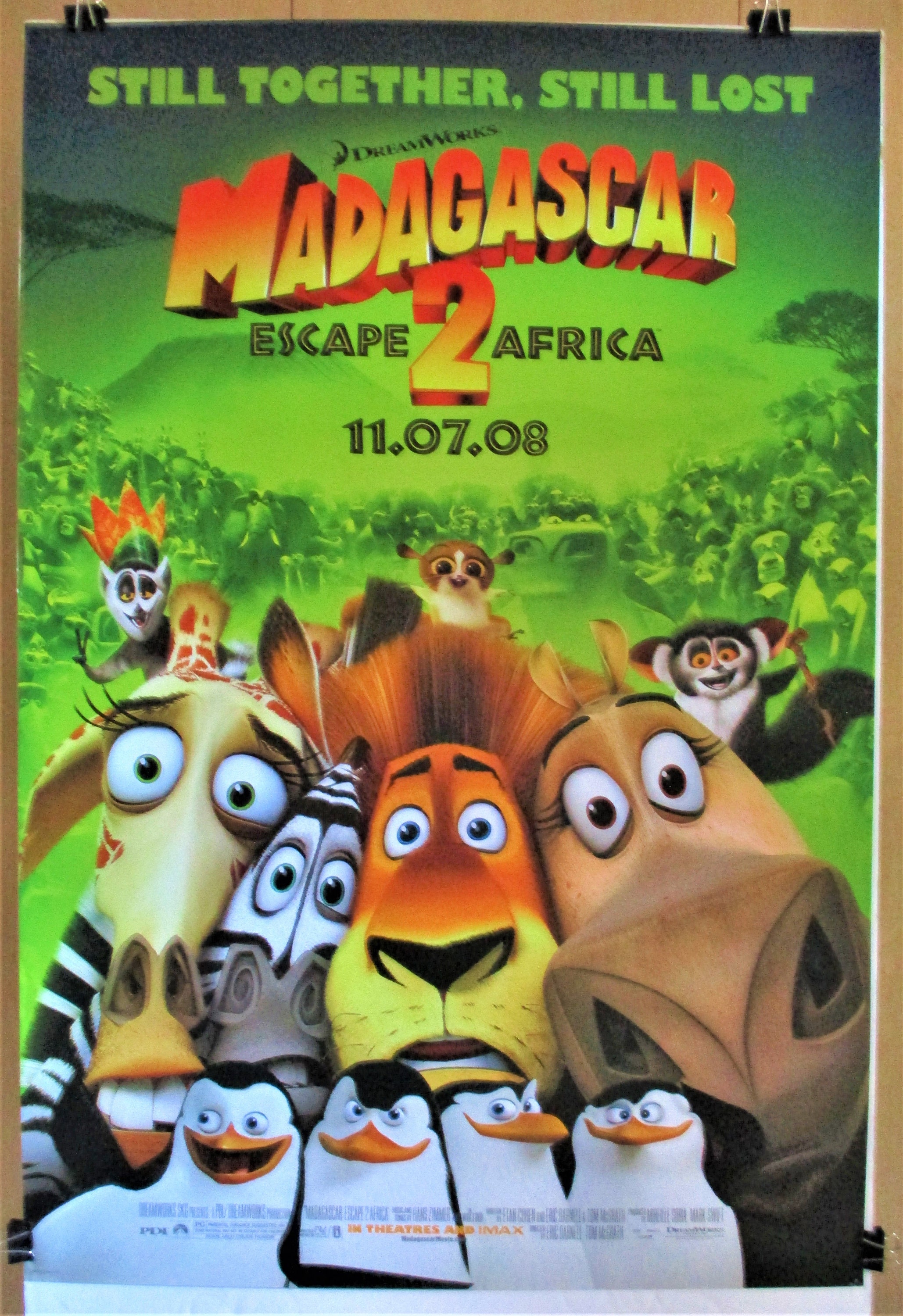 MADAGASCAR 2 Escape to Africa Original Rolled 27 X 40 - Etsy UK