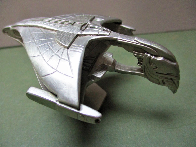 STAR TREK 1992 Romulan Warbird Rawcliffe Pewter Model RF 785 image 0