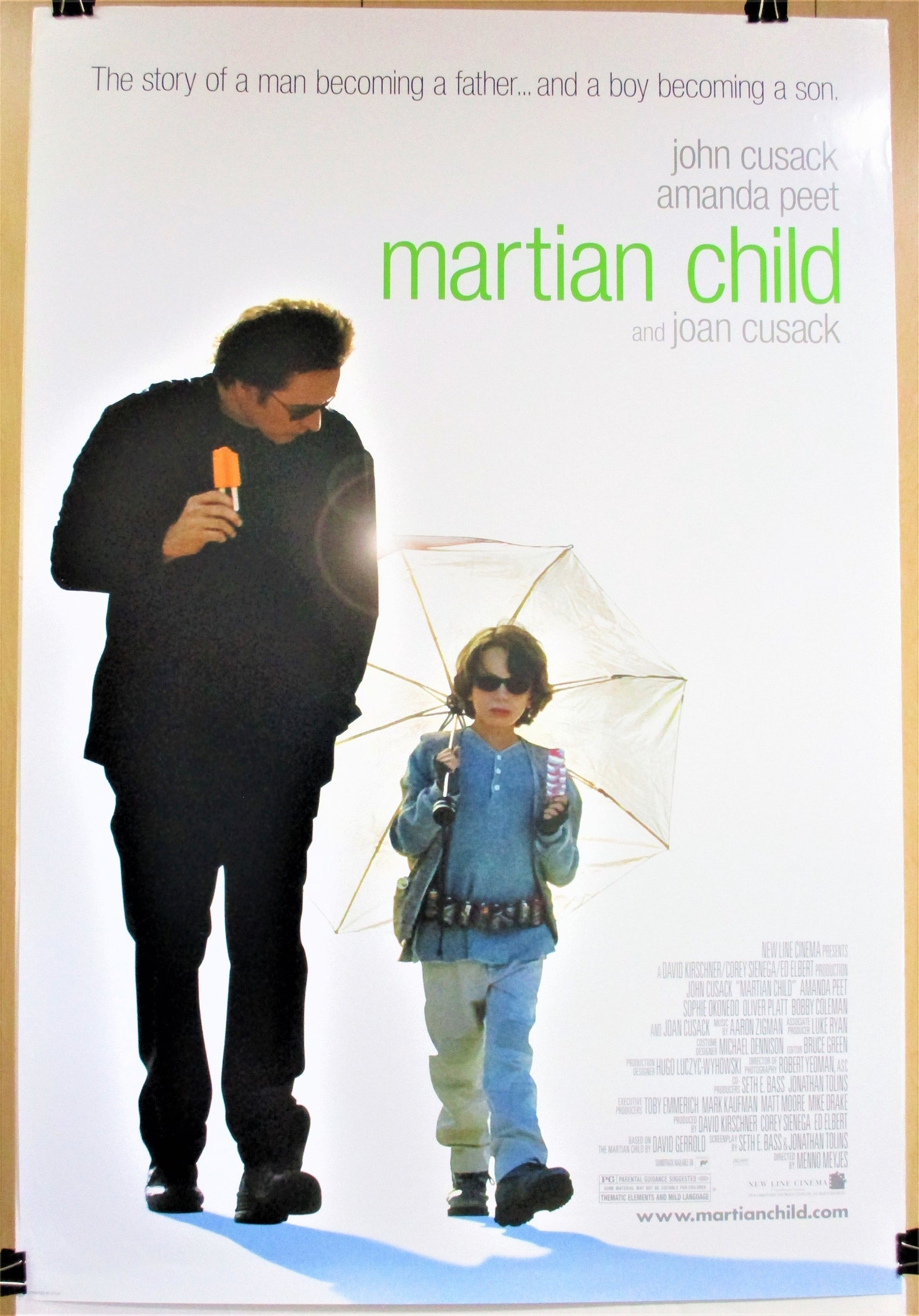 MARTIAN CHILD Original 27x40 Movie Poster John Cusack Bobby Etsy