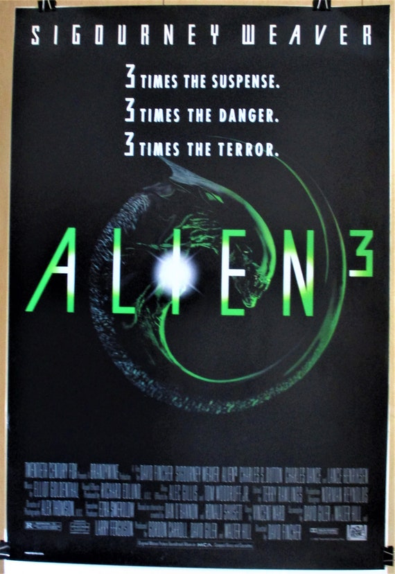 ALIEN 3, 1992 Original Rolled 27 X 40 Movie Poster, Vintage Horror Film  Poster, Sigourney Weaver, Scifi Poster. Cinema Decor - Etsy Ireland