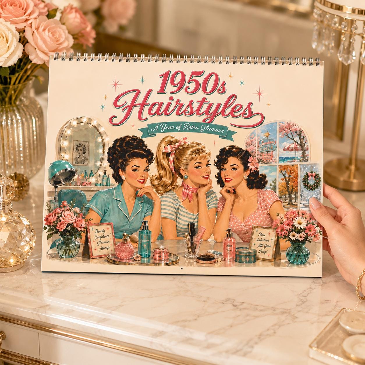 1950s Pinup Calendar - Etsy