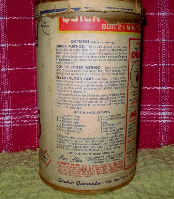 35 Quaker Oats Nutrition Label - Labels Database 2020