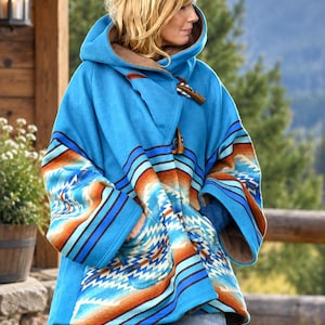 Hooded Cape Coat - Etsy