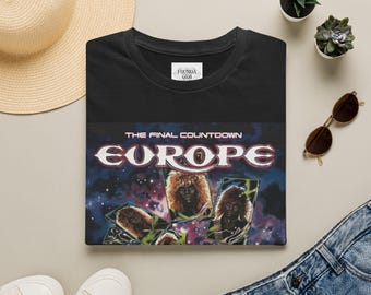 The Final Countdown Europe T-Shirt | Band Logo Retro Rock Tee
