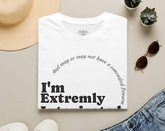 I'm Extremely Intoxicated T-Shirt | Funny Text Tee