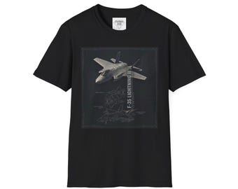 F-35 Lightning Jet Plane T-Shirt | Military Aviation Graphic Tee