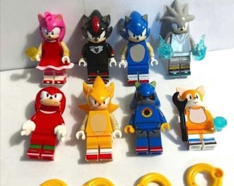 Sonic mini brick figures lot
