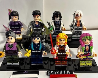 8PCS Demon Slayer Action Figures Set, Anime Movie Collectible Dolls,Birthday Gifts,Model Toys Decor Dest Decorations