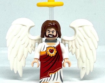 Jesus Christ bible angel block figure