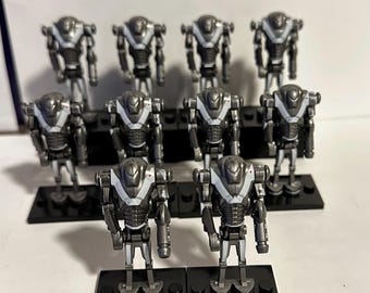 10 Space wars elite battle droid figures toys