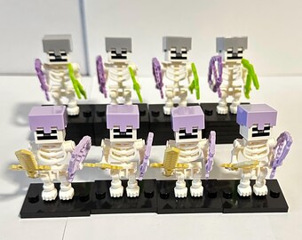 Skeleton warrior blocks craft mines figures
