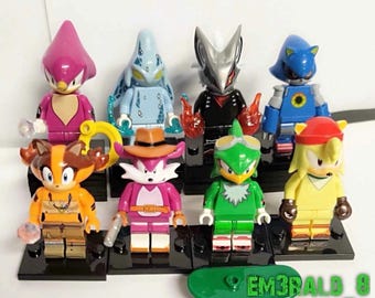 Sonic mini brick figures lot 2