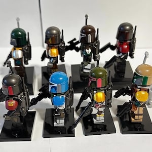 8 Mandalorian Space wars mini block figures toys image 2