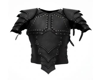 SCA Leather Armor, Men's Medieval Armor, Larp Armor,Chest Armor