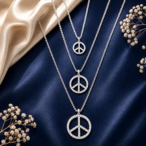 Peace Sign Jewelry - Etsy