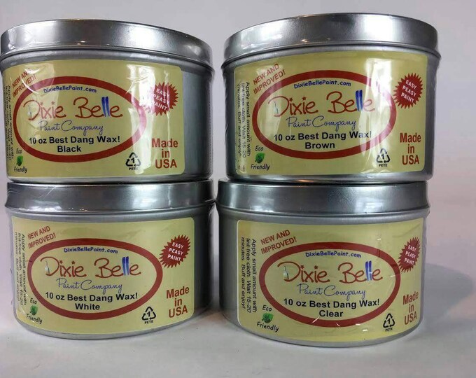 Dixie Belle Paint Best Dang Wax Clear Black Brown or Etsy