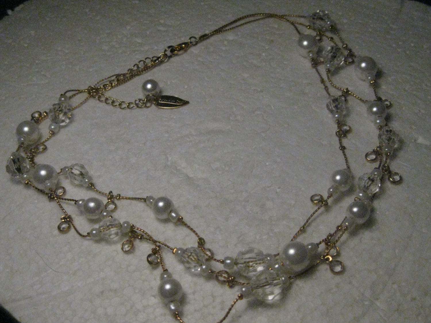 Long Genuine Freshwater Pearl Necklace by Coldwater Creek