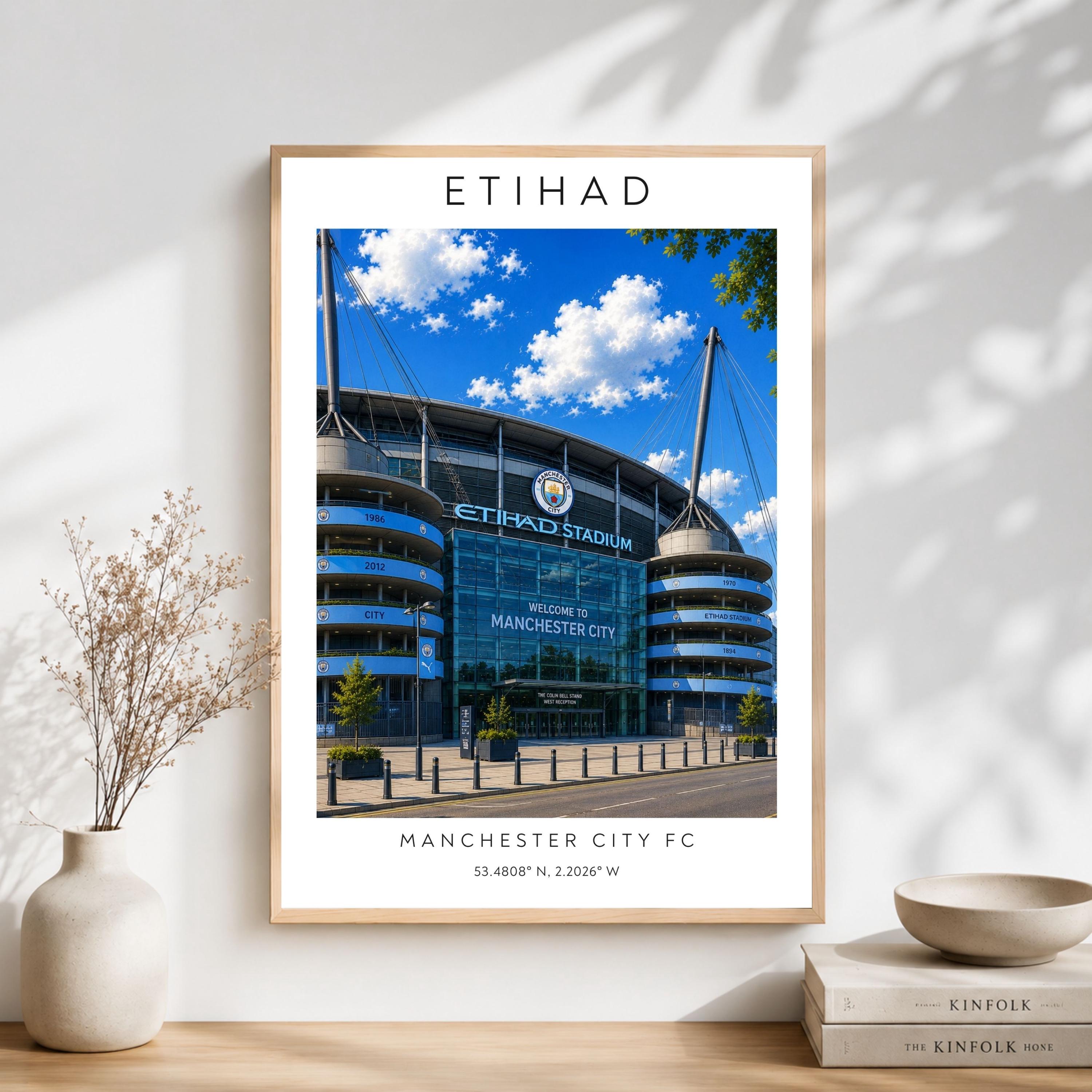 Manchester City Poster - Etsy