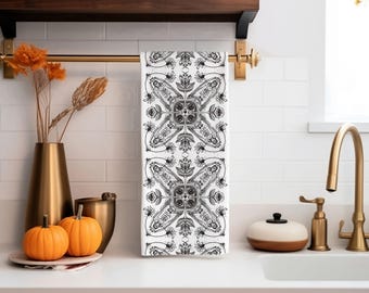 Whimsigoth Kitchen Decor Tea Towels Set of 3