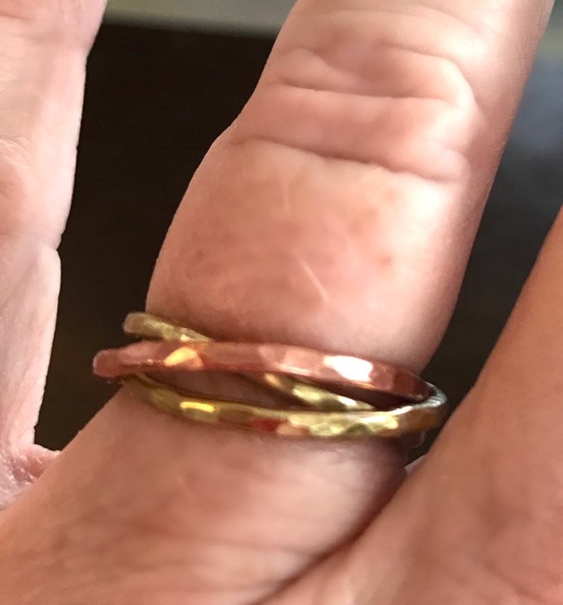 Trinity Ring 1 Copper /& 2 Brass