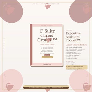 Executive Assistant Career Growth Workbook: Salary Negotiation, Job Search, AI Tools (PDF)