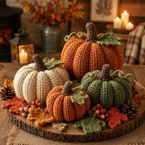 Virkat pumpamönster, handledning för texturerad amigurumi (PDF-nedladdning)