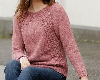 Soft sweater for Women, Hand Knit jumper. Casual high-quality handmade sweater