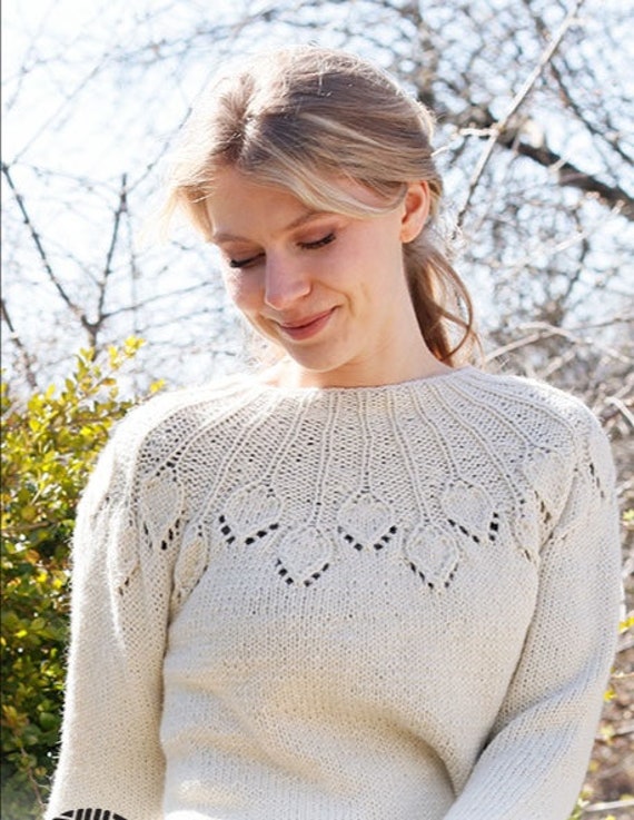 Soft Sweater for Women Hand Knit Jumper 