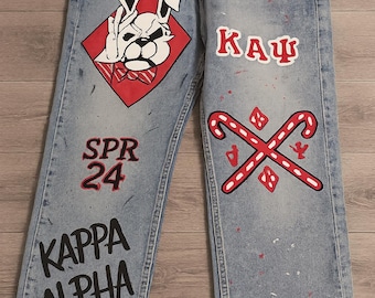 Custom Painted Denim