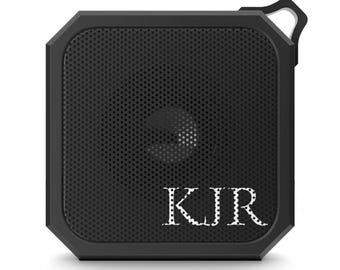Enceinte Bluetooth personnalisée, Enceinte initiale personnalisée, Cadeau d'enceinte de golf, Enceinte portable monogramme, Cadeau de golf pour homme, Cadeau de garçons d'honneur