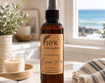 Niet-giftige kamer- en linnenspray | 8 oz | Handgemaakt | Meerdere geuren beschikbaar