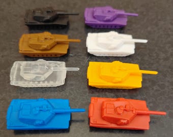 Réplica de mini tanque, 1 x 1/2 pulgada