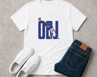 OBJ One Handed Catch Football T-Shirt – Fan Apparel Graphic Tee