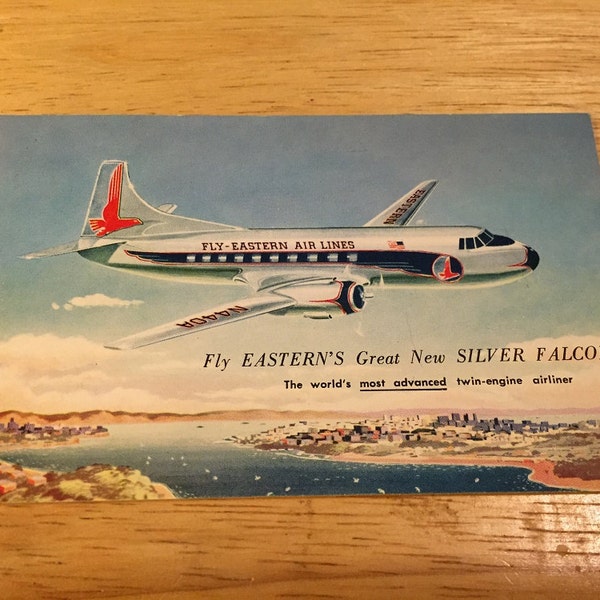 Eastern Airlines Advertising Postcard