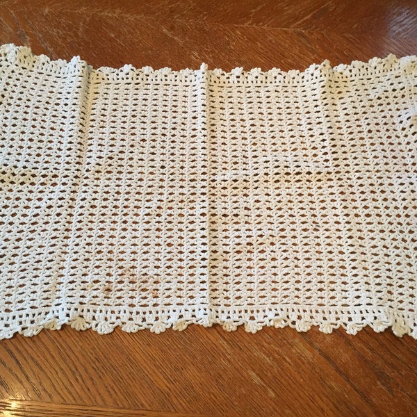 Crochet Placemat Etsy