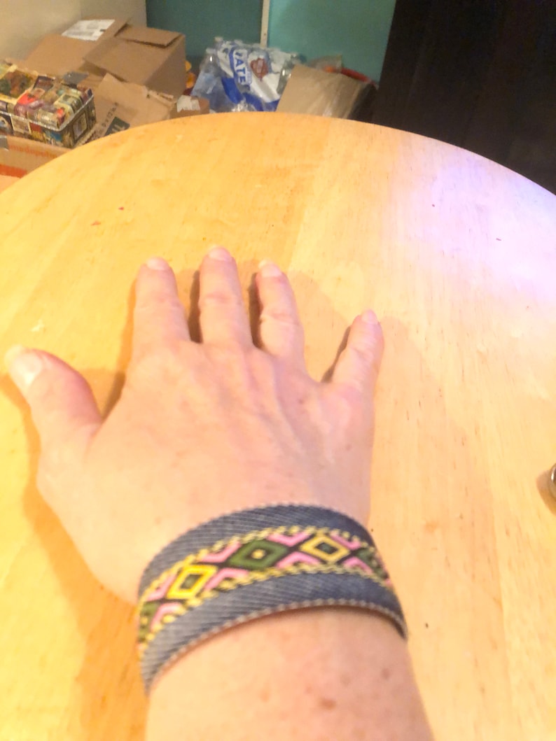 Denim Slap Bracelet