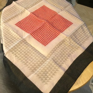 Geometric Print Scarf