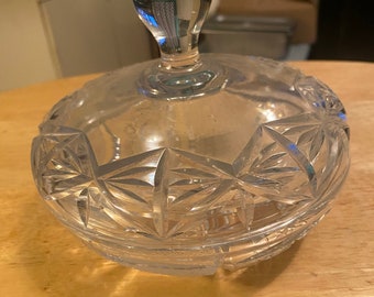 Crystal Bowl with Lid