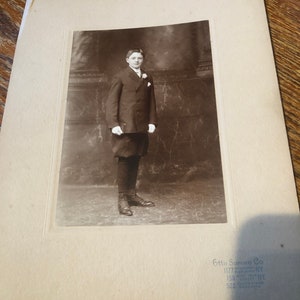 Young Man Confirmation Photo - 1905