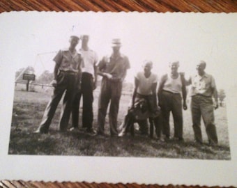 Just Us Boys - 1946 Black and White Photo
