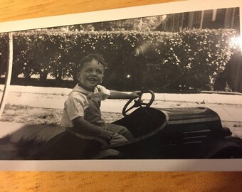 Hey, Baby - Want a Ride? 1944 Black and White Photo