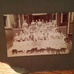 Turn of the Century Class Photo on Cabinet Card