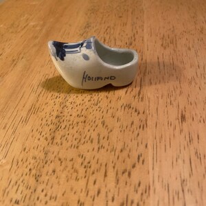 Miniature Delft Dutch Shoe