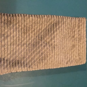 Grey Corduroy Glasses Case
