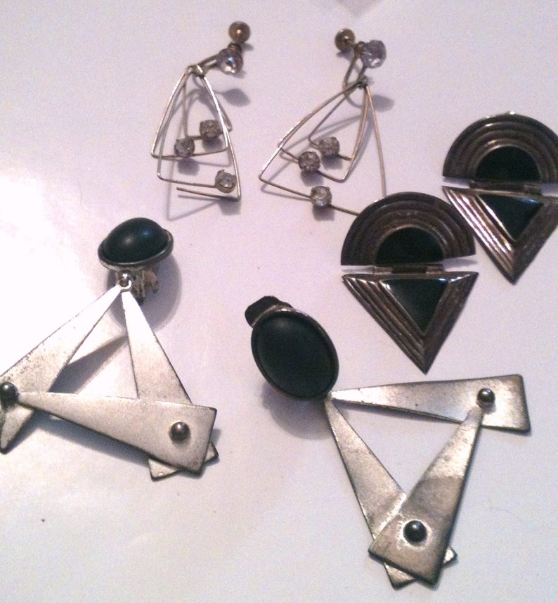 Broken Triangular Earrings image 1