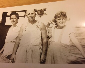 Gone Fishin' - Black and White Photo 1941