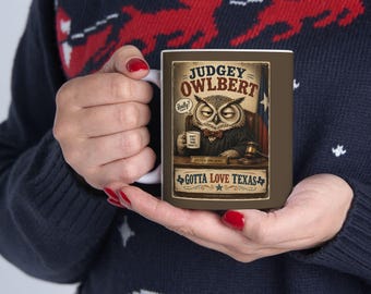 A hilariously animated ol' Judgy Owlbert, the stern judge!