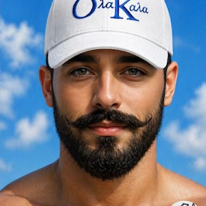 Ola Kala – Greek Statement Cap, Means All Good Embroidered Baseball Hat